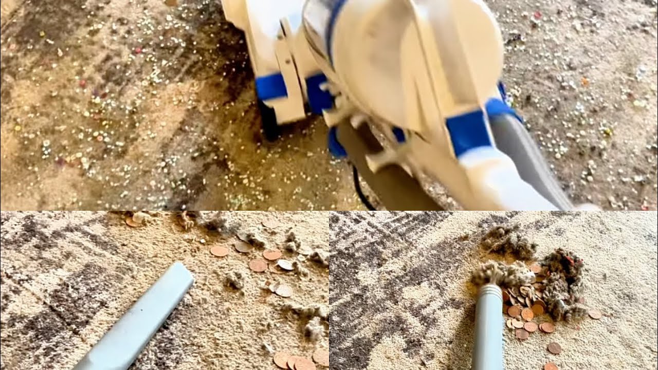 ‼️Coins, Crunch & Fluff 🤍/ 🌀Vacmaster Tool Work & Mess Test 🌀/ #vacuumasmr 