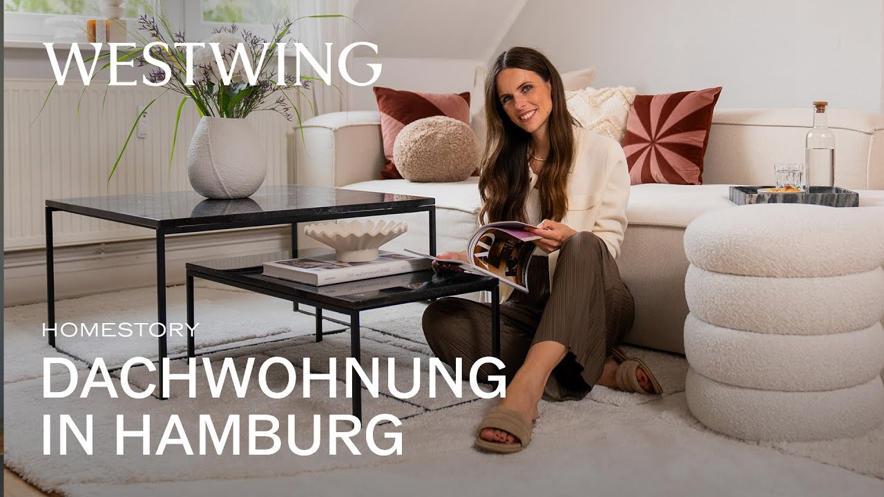 Skandinavisch modern wohnen | So gemütlich lebt Birte über den Dächern Hamburgs | Roomtour