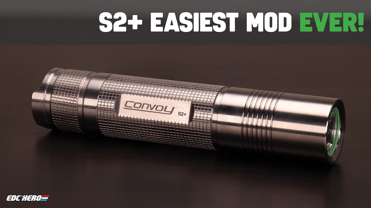 Обзор и характеристики фонарика Convoy S2+ Titanium.