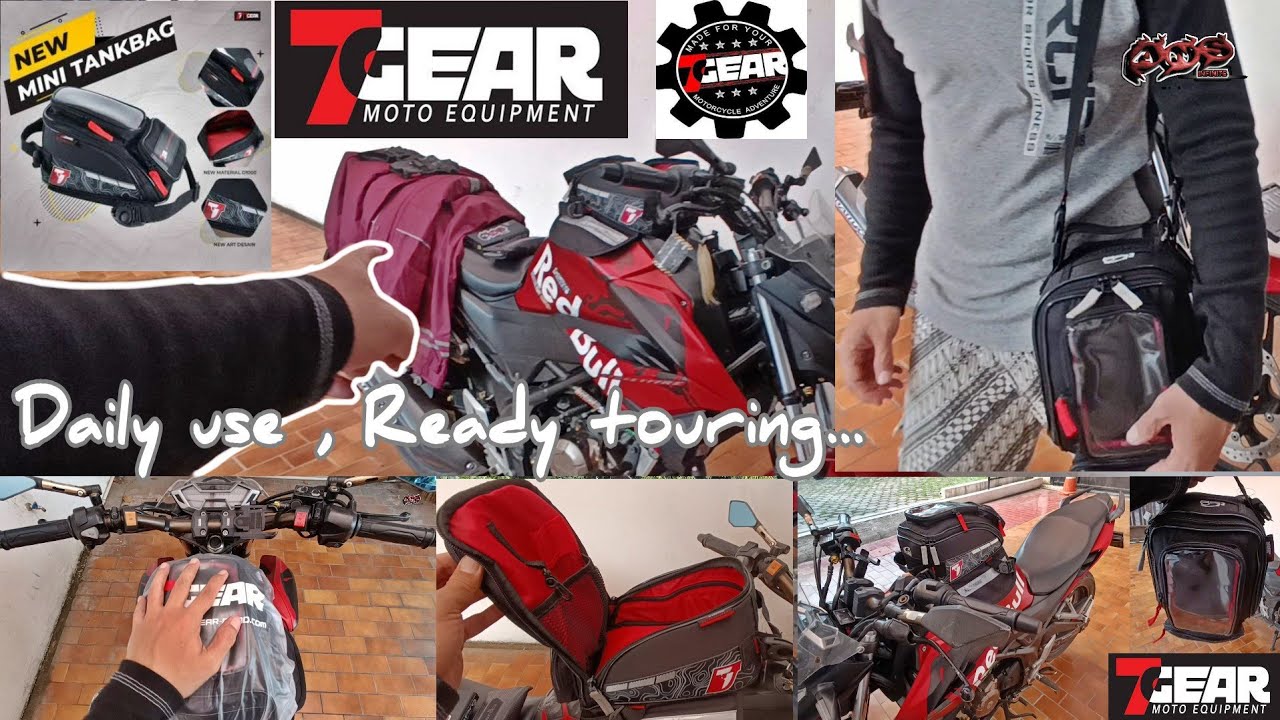 TONTON SEBELUM BELI TANK BAG, JANGAN SAMPAI NYESEL, 7GEAR MINI TANK BAG