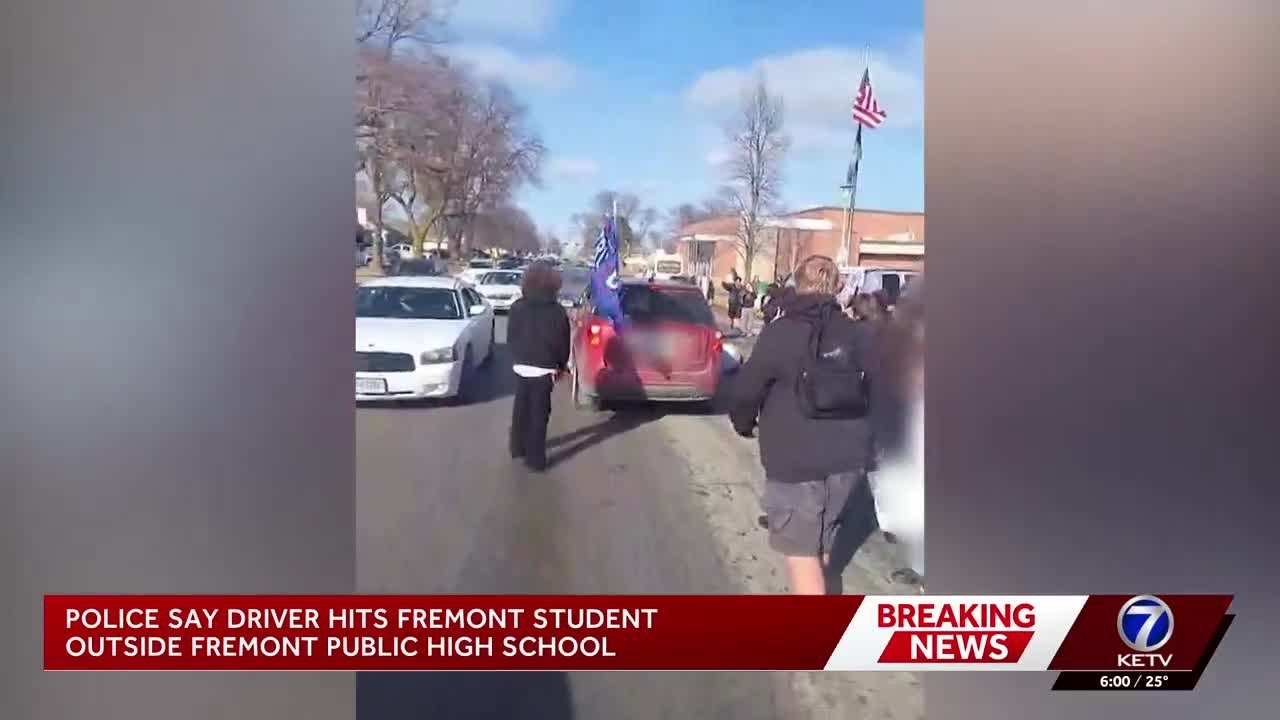 Student injured after being hit by vehicle outside Fremont High School during demonstration, offi...