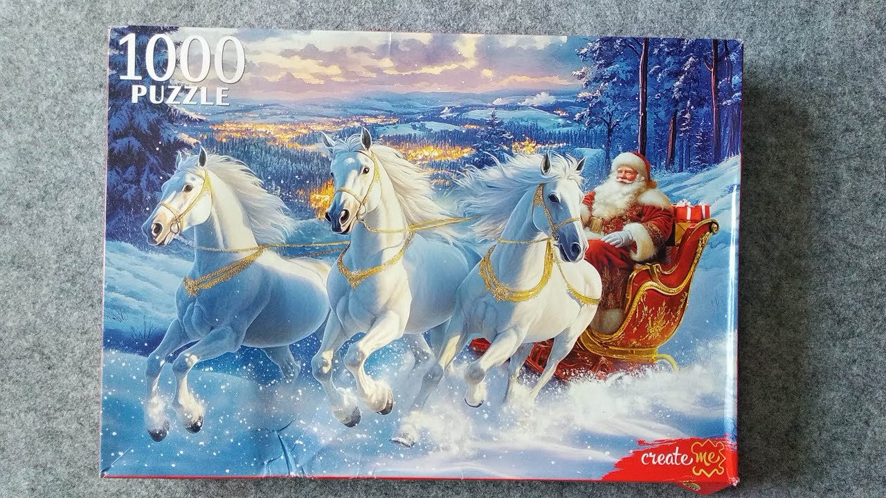 Puzzle 1000 (Три белых коня)