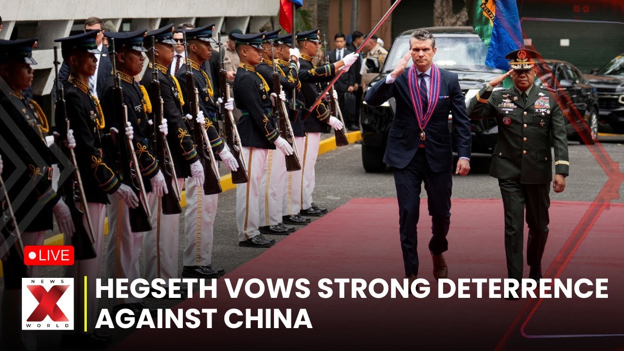 LIVE : US Defense Secretary Vows Strong Deterrence in Indo-Pacific | NewsX World