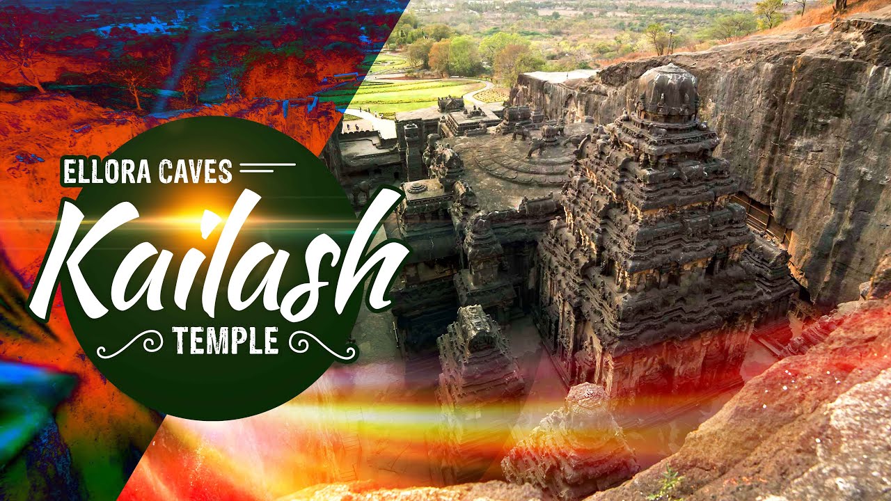 Ellora Caves: Kailash Temple, Drone Shot Dec 2019