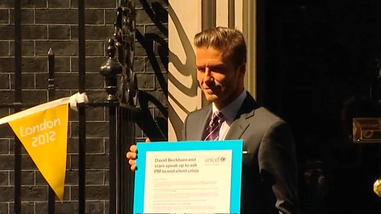David Beckham at No.10: Footballer visits PM ahead of opening ceremony