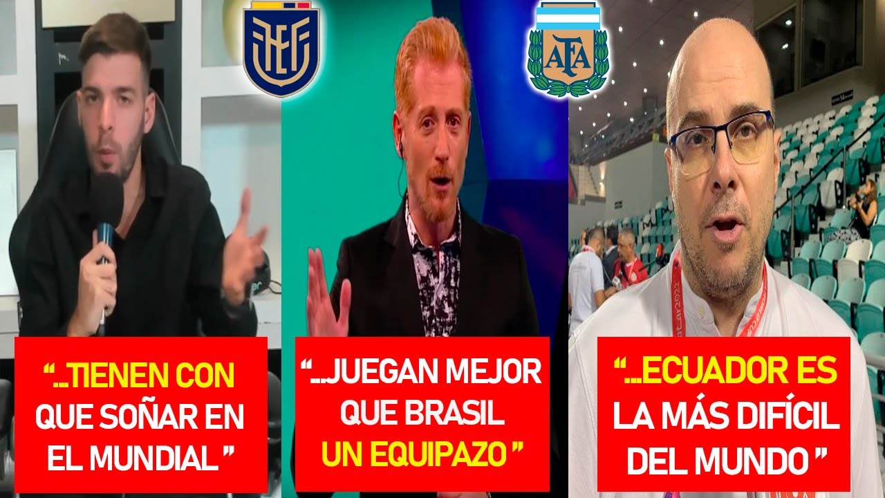 Prensa INTERNACIONAL ELOGIA a ECUADOR tras la VICTORIA ante ARGENTINA 🏆