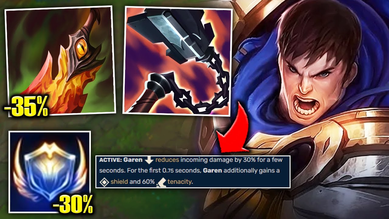 Garen but I take 65% Reduced Damage and can survive anything (this isn't balanced)