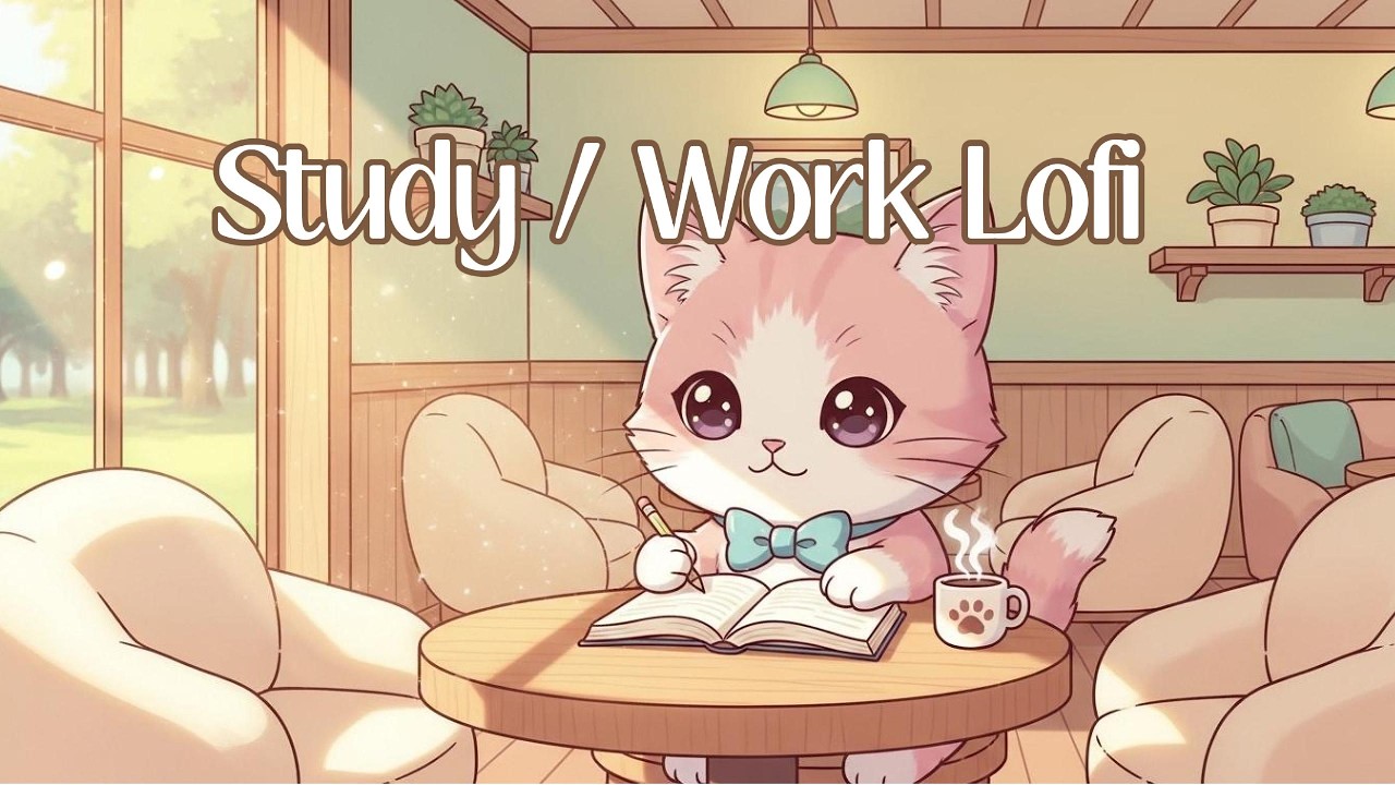 Lofi Music for Studying, Working & Deep Focus | Cozy Cafe Coworking