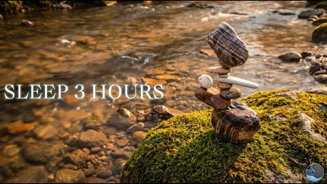 3 Hours Deep Sleep Music 🌙 Gentle Stream Sounds | Fall Asleep Fast & Stay Asleep