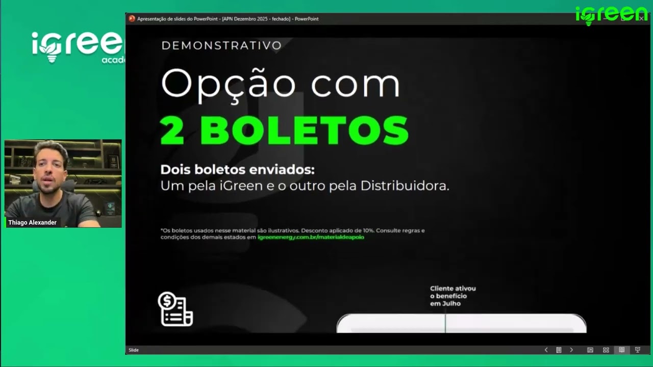 Apresentação de negócio - iGreen Energy