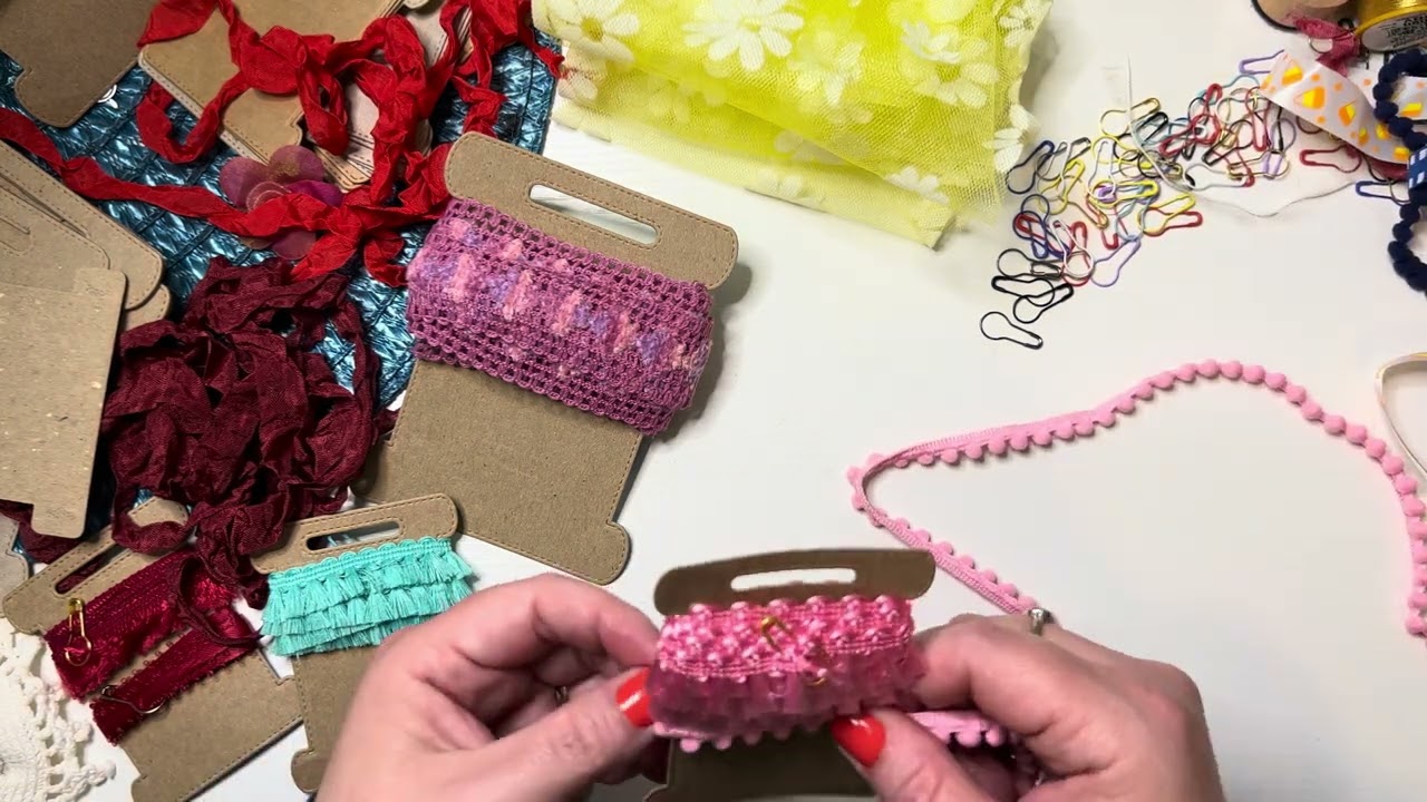 Organizing and Storing Trim & Ribbon Scraps