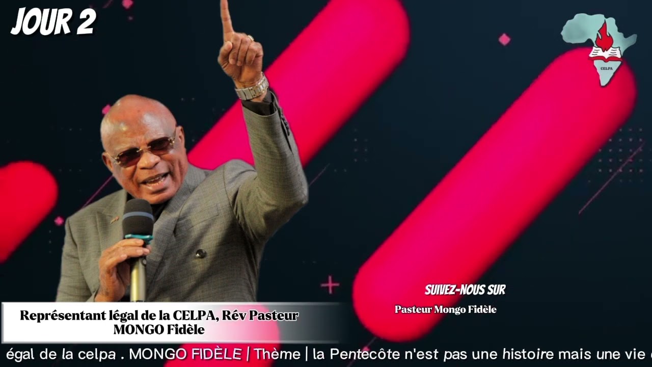 Le Représentant légal de la CELPA, PASTEUR MONGO FIDÈLE 