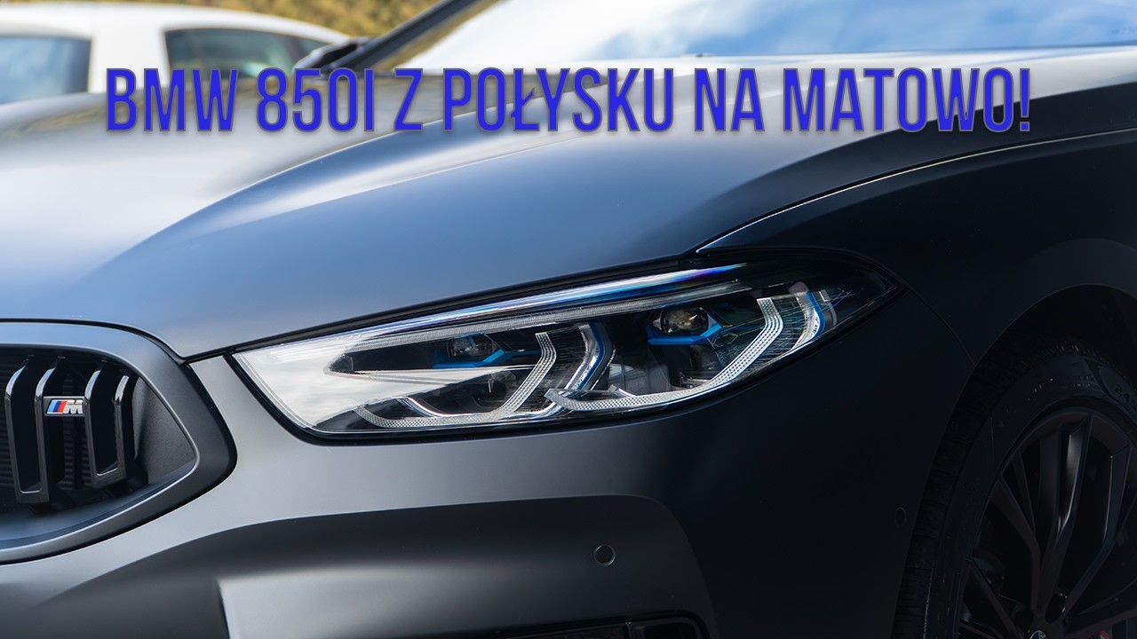 BMW M850i - mrozimy folią PPF!