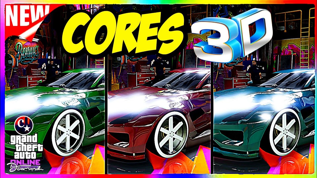 **NOVO** OBTER CORES 3D MODDED - GTA5 ONLINE - PS4/XBOX1/VERSÃO 1.48