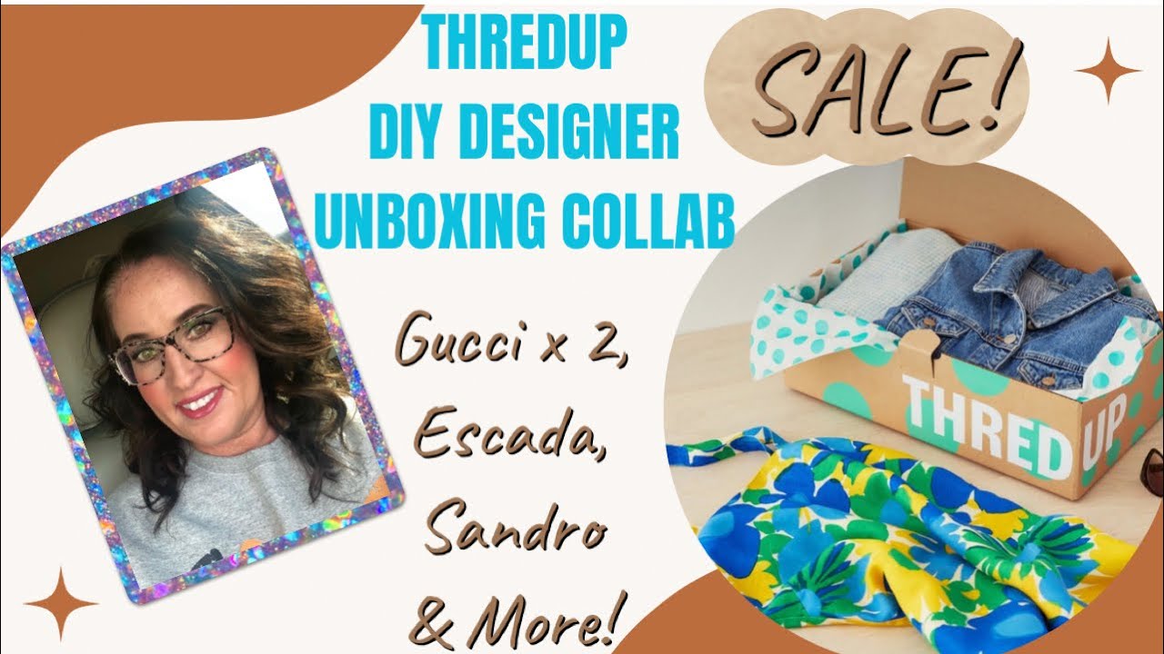 📦👜 DIY Designer Rescue Box: коллаборация Thredup и распродажа! Gucci x 2, Escada, Sandro #gucci #...