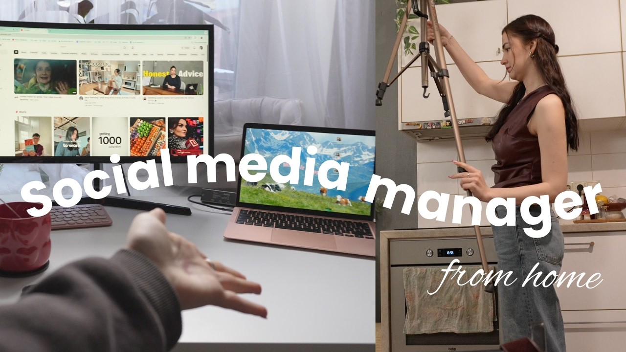 ✨ A realistic day in my life as a social media freelancer and content creator in Northern Europe.
