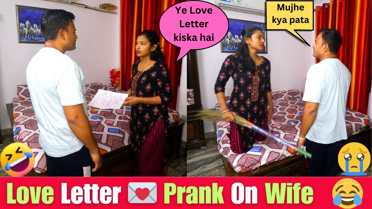 Love Letter 💌 Prank On Wife || prank on wife 2024 || Prank In India ||  Arti Daksh Official
