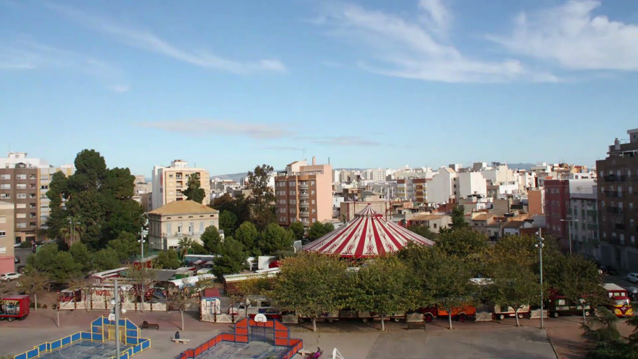 Montaje Circo Raluy en Burriana (2021)
