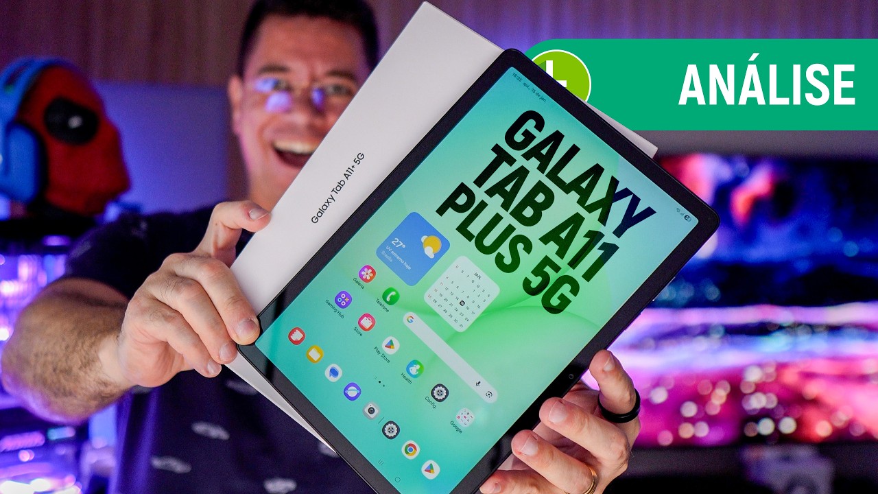 GALAXY TAB A11 PLUS: TABLET Samsung equilibra PREÇO BAIXO, DURABILIDADE e DEX | Análise / Review
