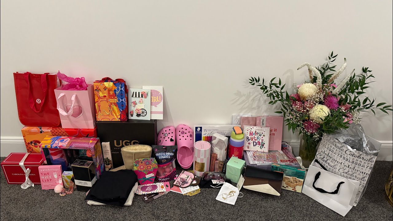 ASMR birthday haul 🛍️🎂