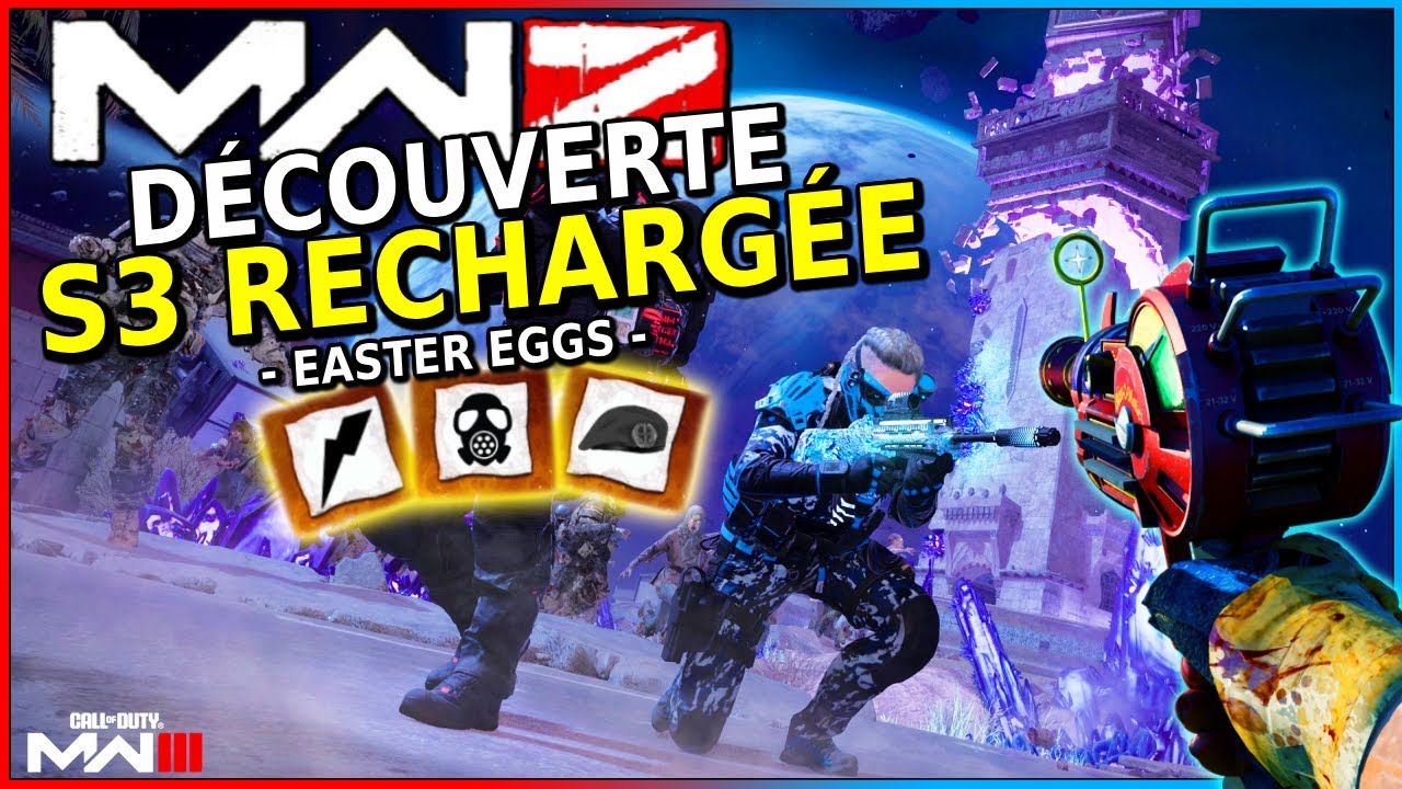 Découverte SAISON 3 Rechargée - NOUVEL EASTER EGG & SCHÉMAS  🔴 MW3 Zombies (Tous les item trouvés!)