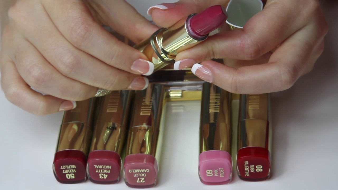 ASMR makeup tapping bliss with Milani lipstick/eyeshadow palette haul