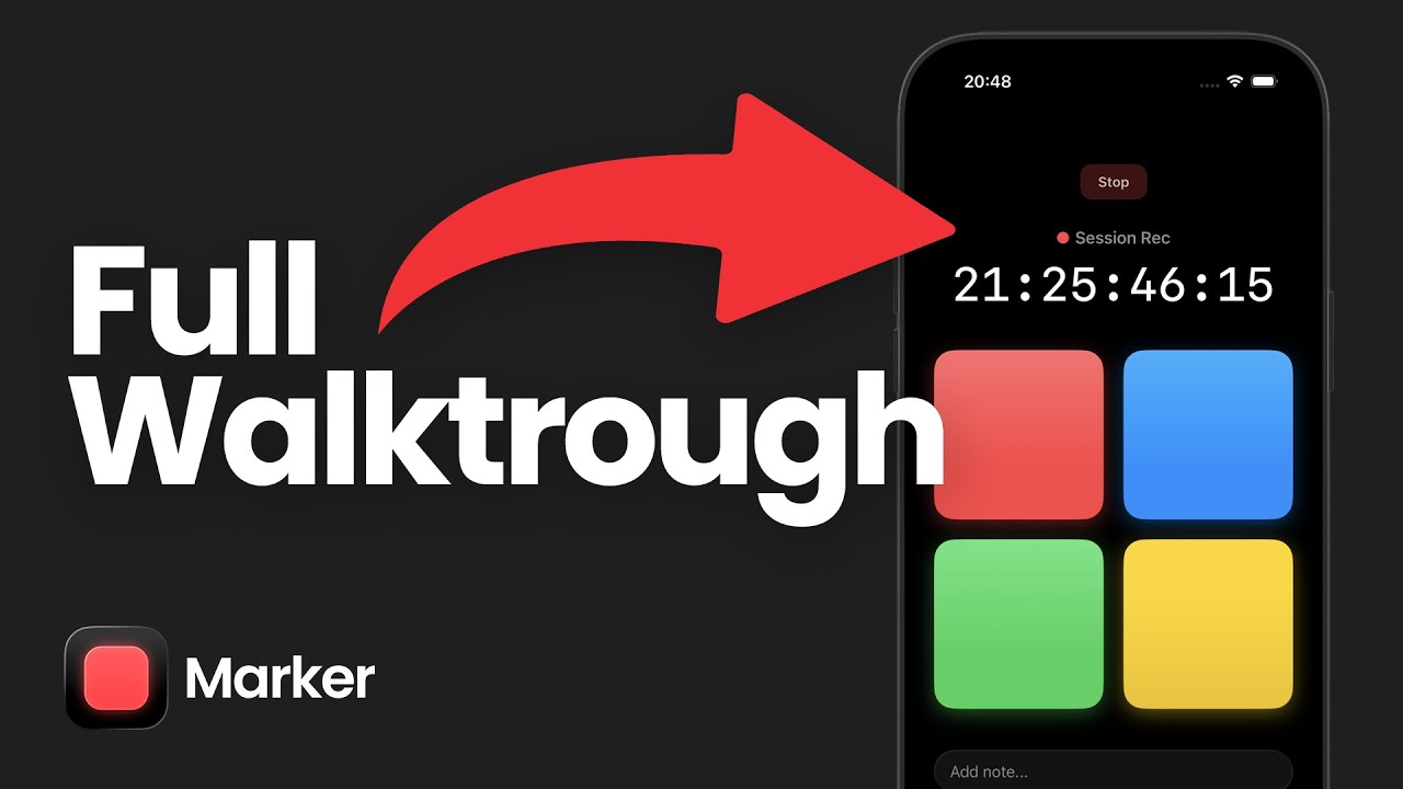Marker for Creators: This app saves videographers HOURS every week | Full Walkthrough