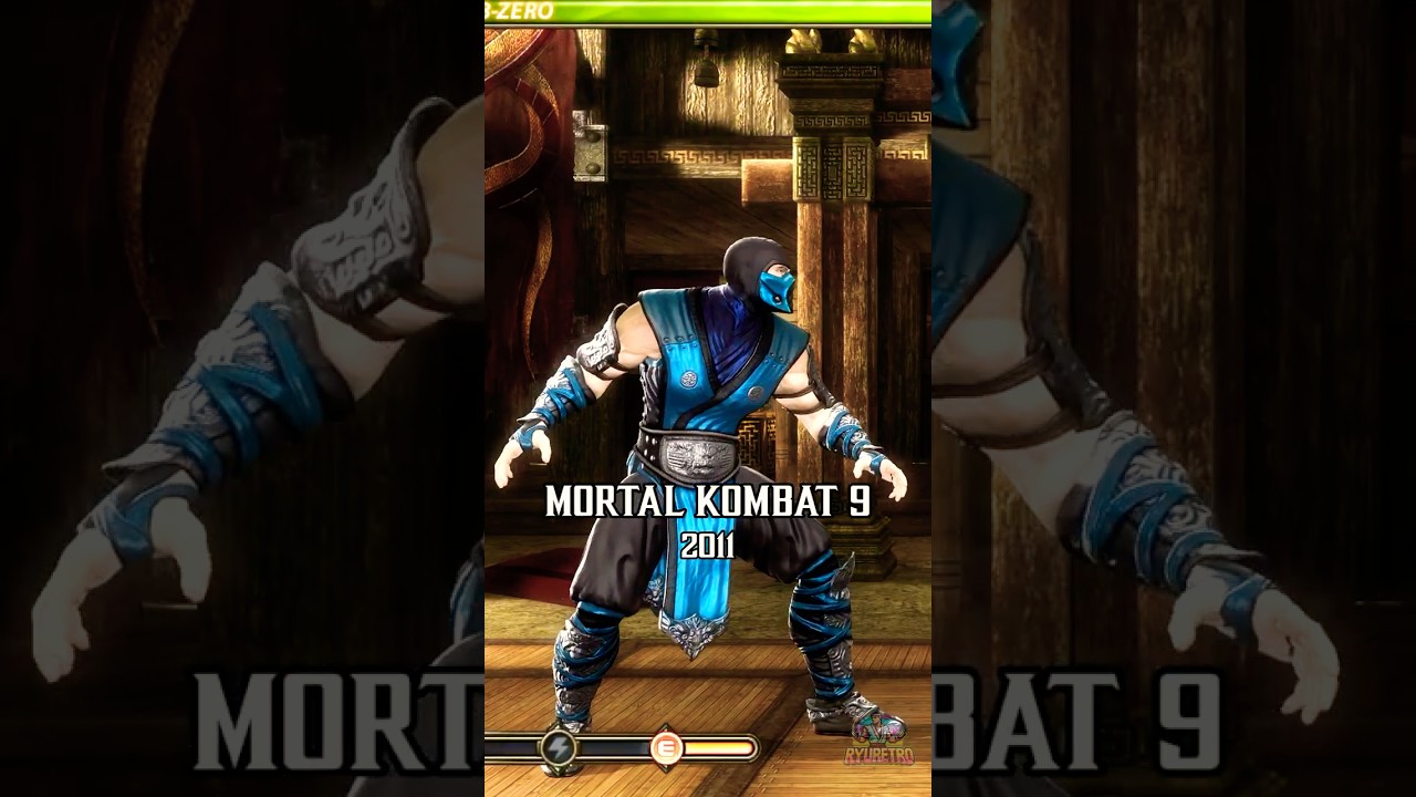 SUB-ZERO Evolution MK to MK1 (1993 - 2023) #mortalkombat #shorts