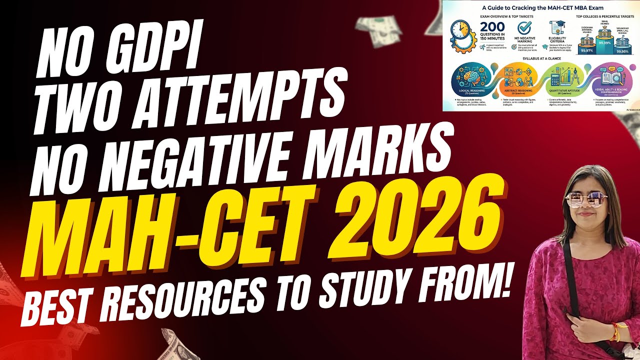 MAH CET MBA 2026 Complete Guide | Syllabus, Exam Pattern, Eligibility & Colleges | Best Book for CET