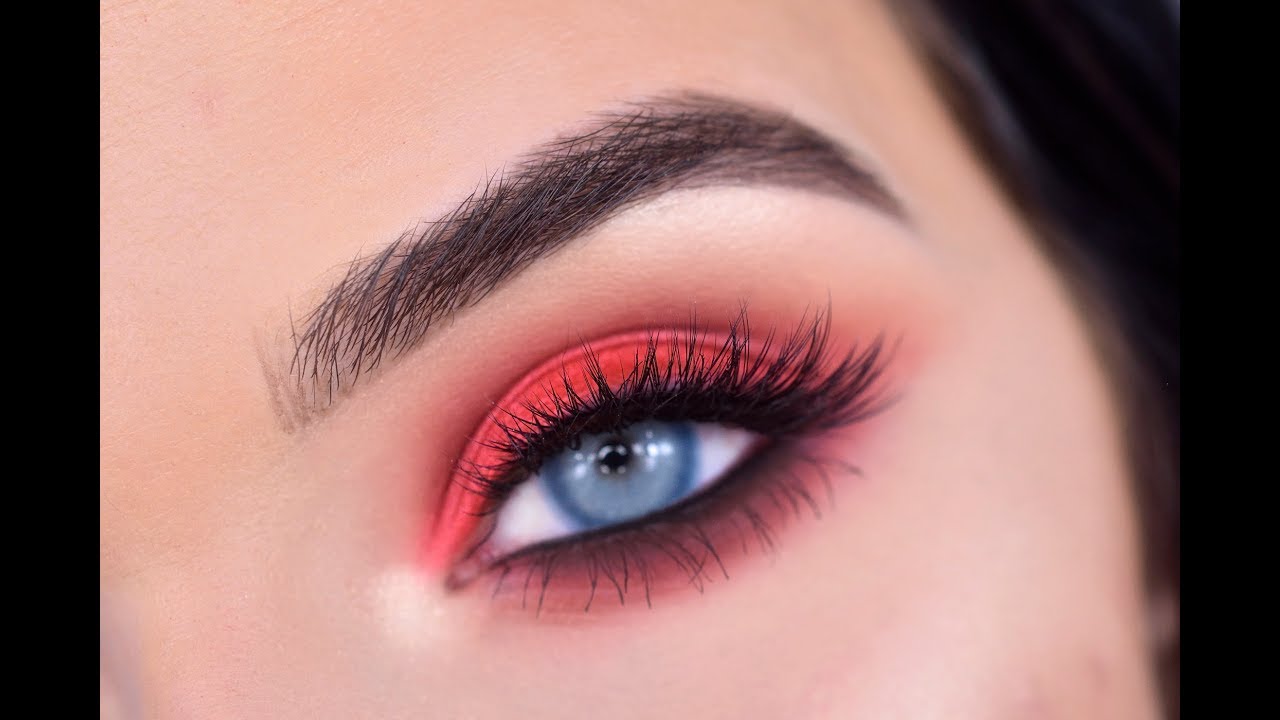 Morphe 39A Dare to Create | Red Eye Makeup Tutorial