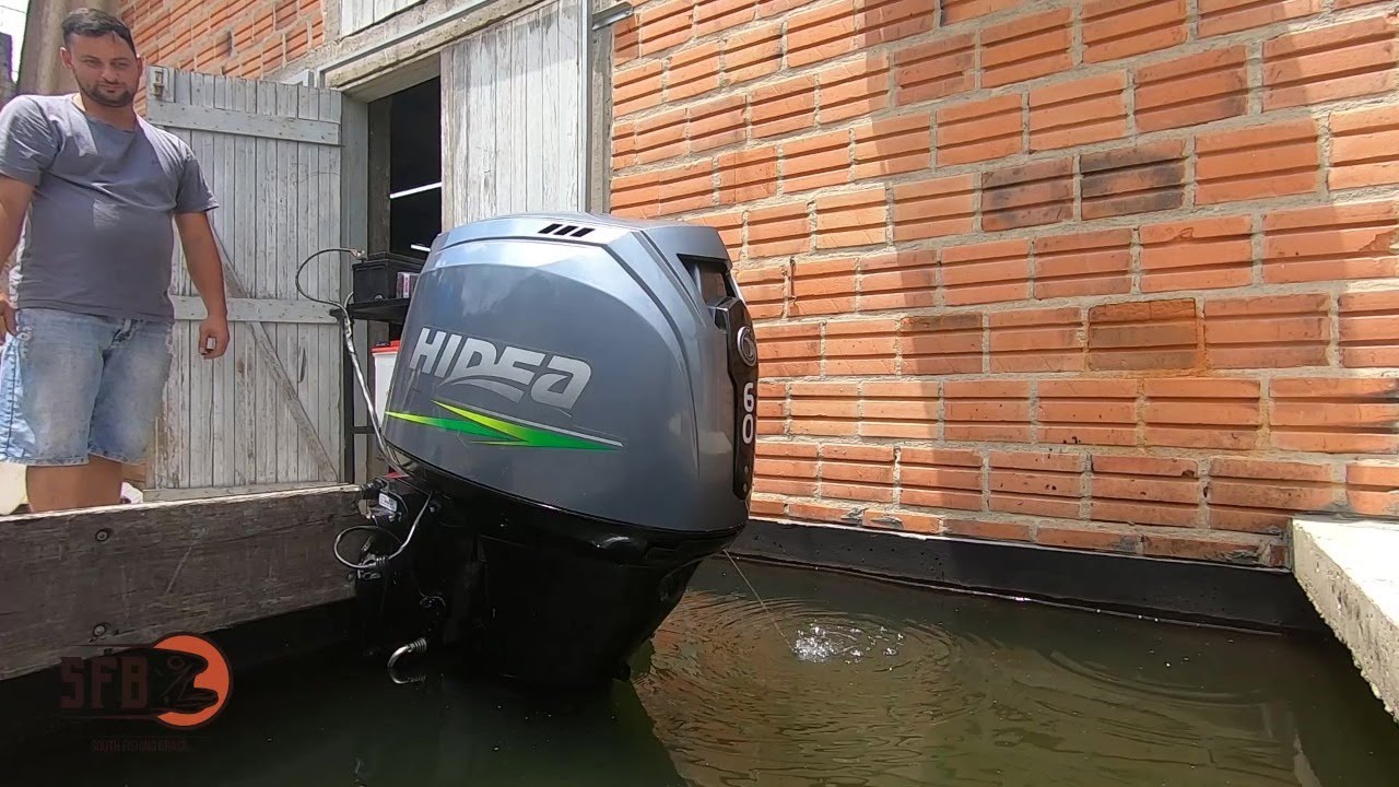 COMPREI UM NOVO MOTOR PARA O BARCO - hidea 60hp 4 tempos - 4 stroke, ficou bom?