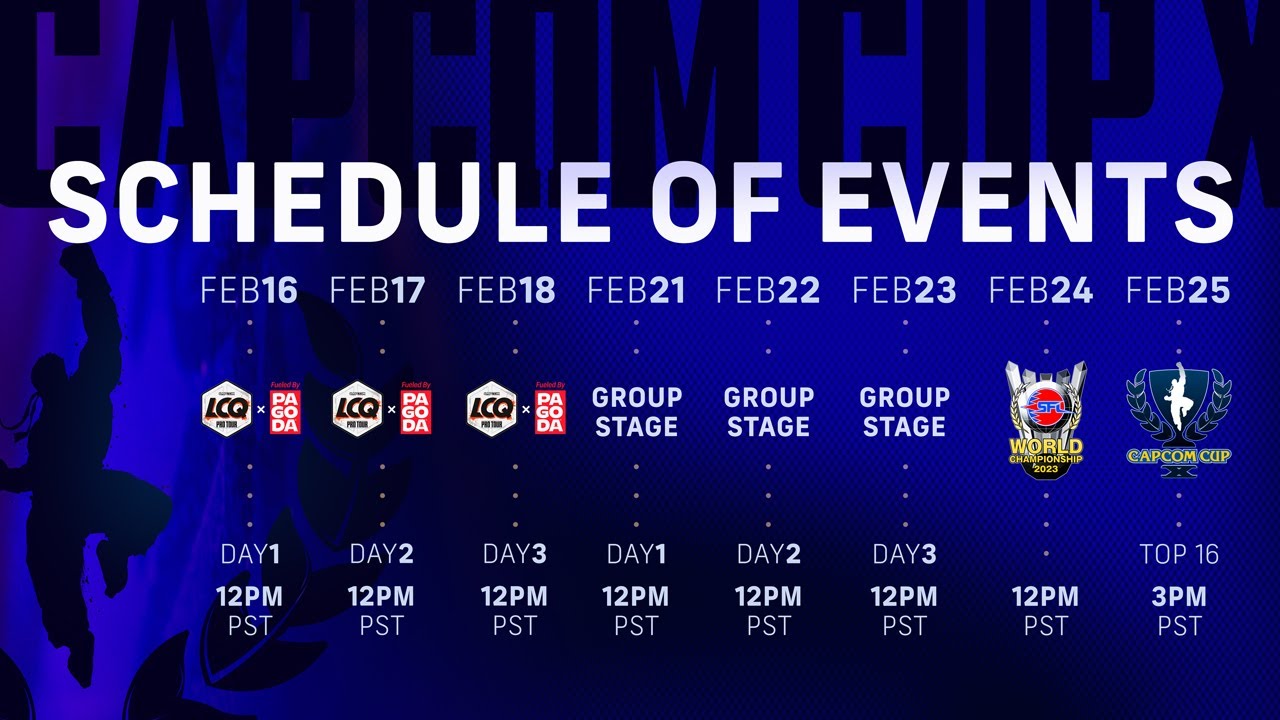 Capcom Cup X is now streaming!