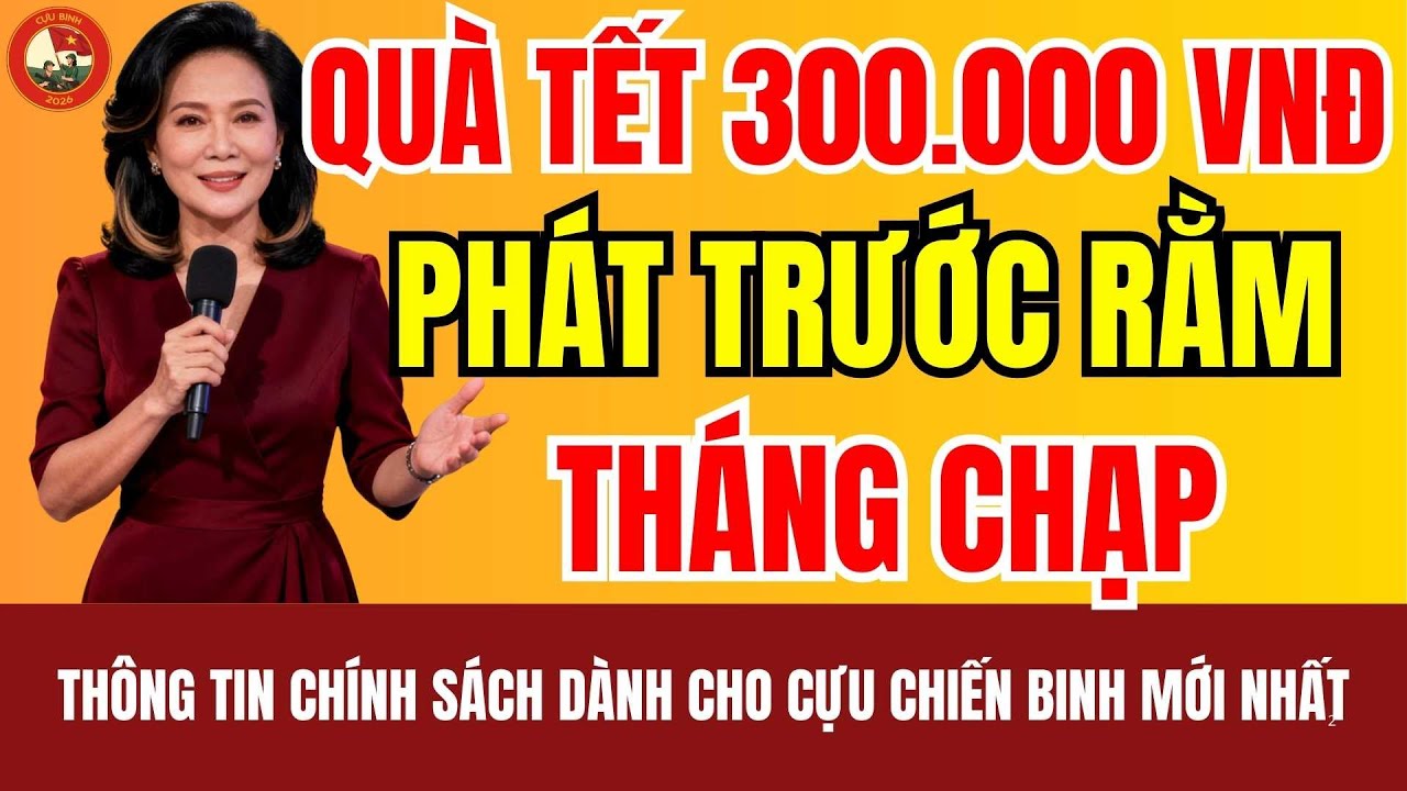 TIN NÓNG: Đã Chốt Lịch Phát Quà Tết 300.000Đ Cho Người Hưu Trí