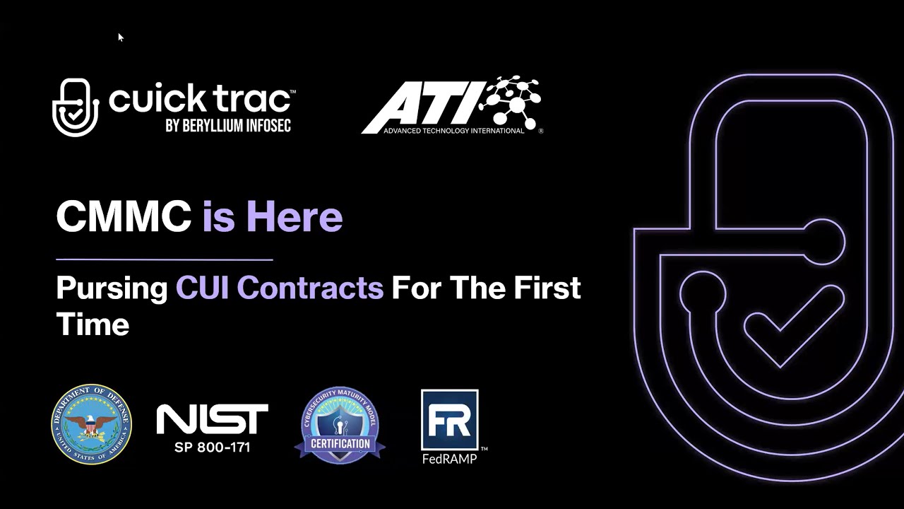 CMMC Part 4 Pursuing CUI Contracts for the First Time