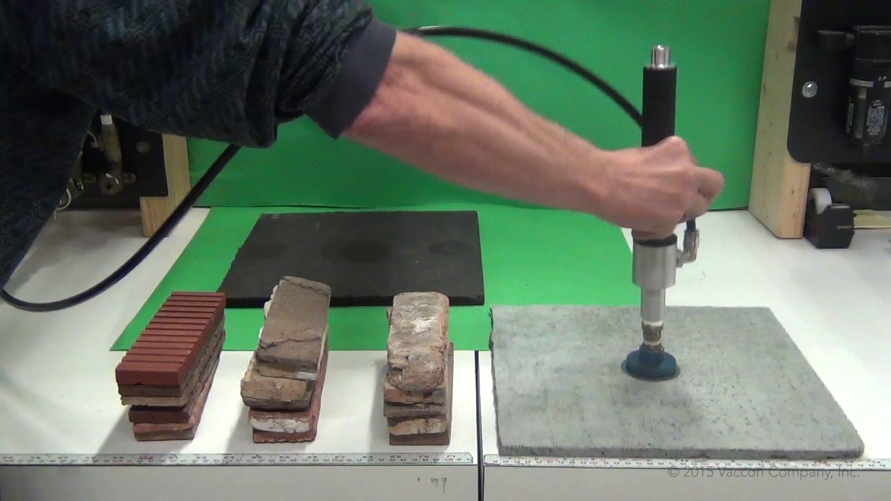 Vaccon Pick and Place of Bricks , Stone  Tiles &  Veneer –  VDF 375 Variable Vacuum / Flow Pumps