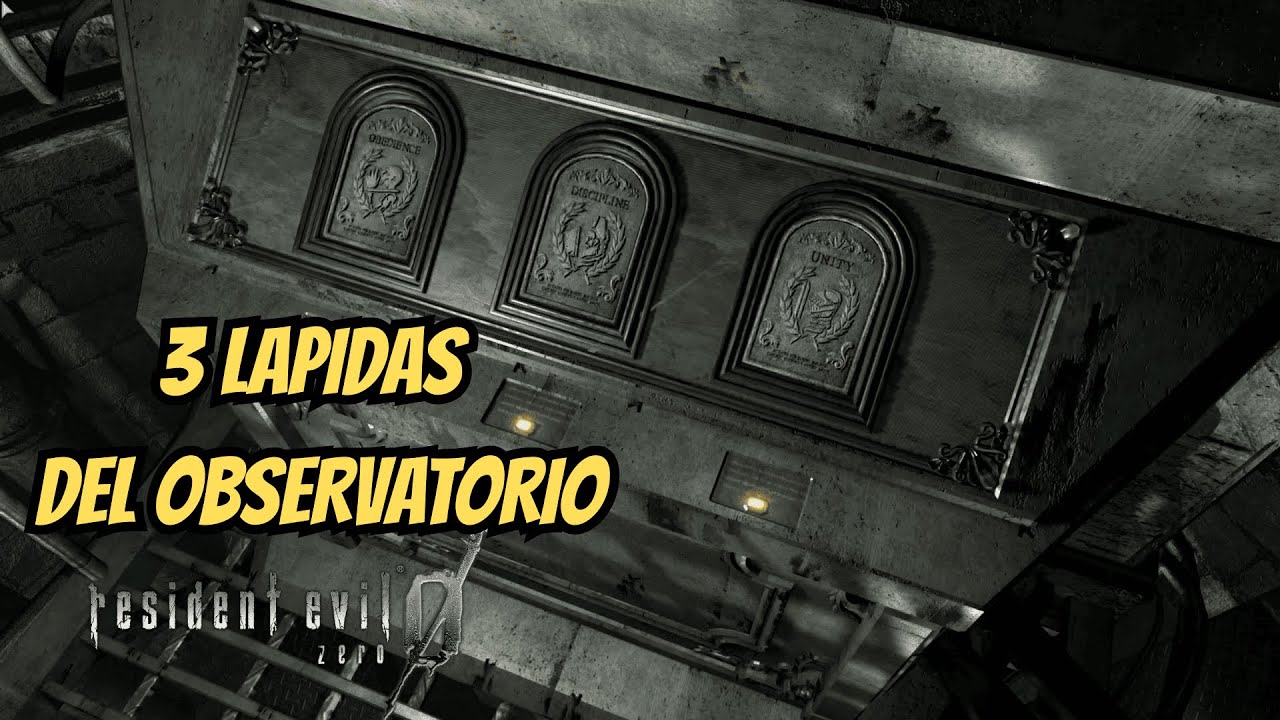 Dónde encontrar las 3 lápidas del observatorio en RE0