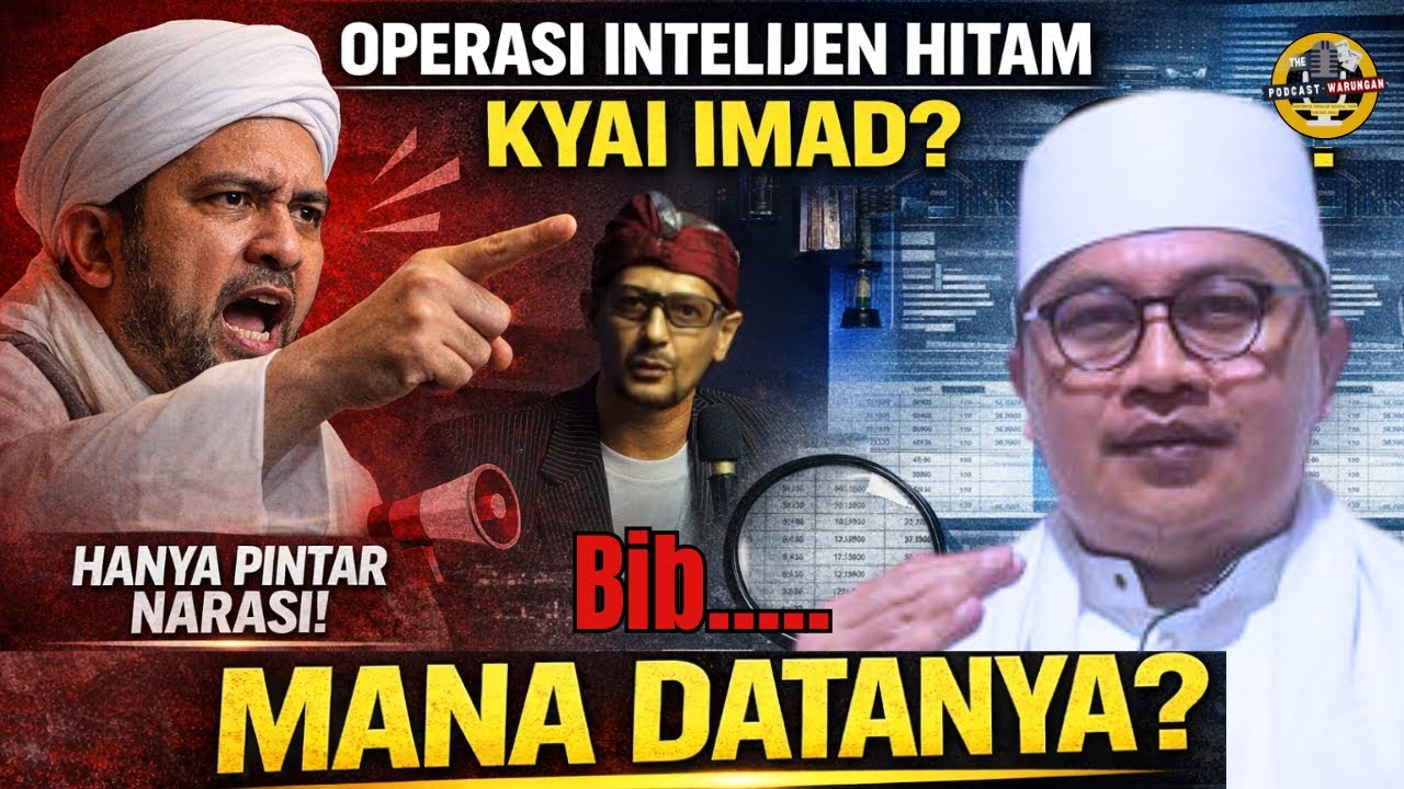KATANYA SIH TESIS KYAI IMAD ITU OPERASI INTELIJEN HITAM❓Yukkk Kita Buka Data & Metodologinya‼️