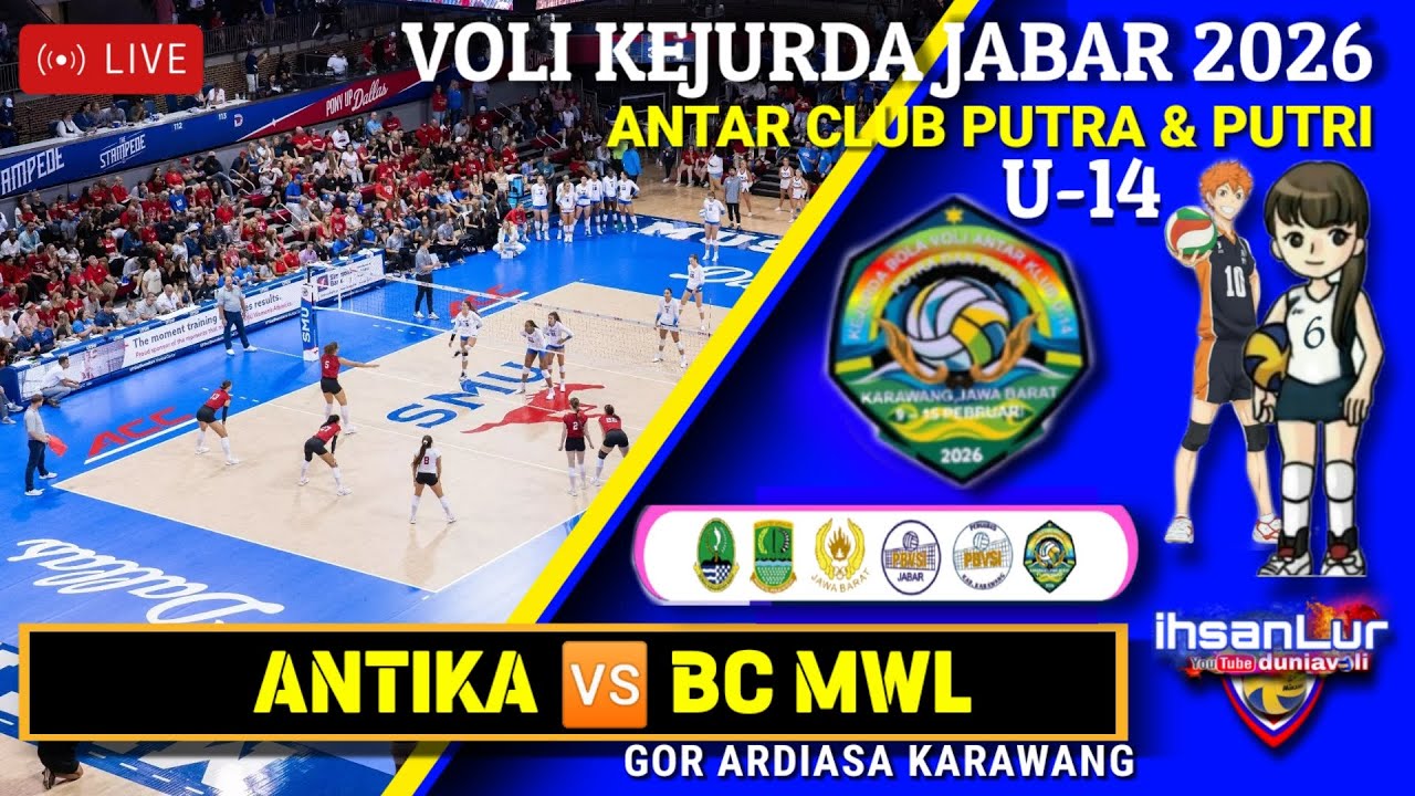 LIVE KEJURDA JABAR 2026 BC MWL 🆚 ANTIKA VOLI | KARAWANG