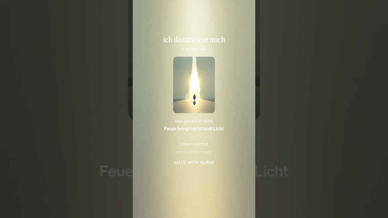 ich distanziere mich