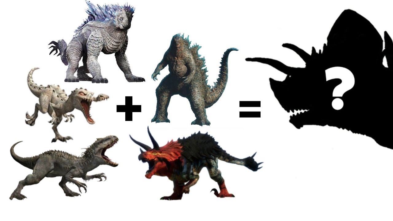 Monsterverse & Dinosaurs Fusion Drawing | Create a New Titan!?