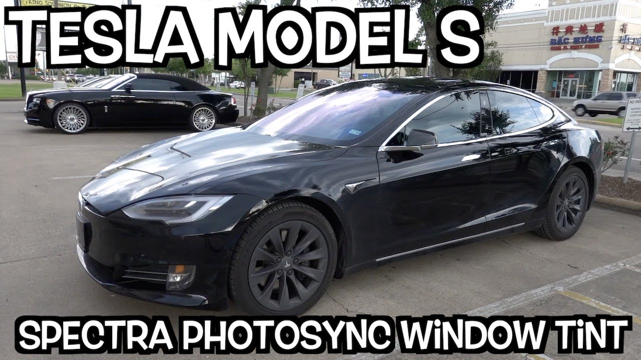 Tesla Model S Spectra Photosync Window Tint (Best Heat Rejecting Tint)
