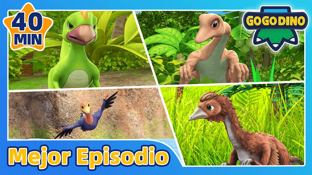 🦖 GOGODINO | ¡Cuatro dinosaurios omnívoros populares! | Dinosaurias | Animación | Caricatura