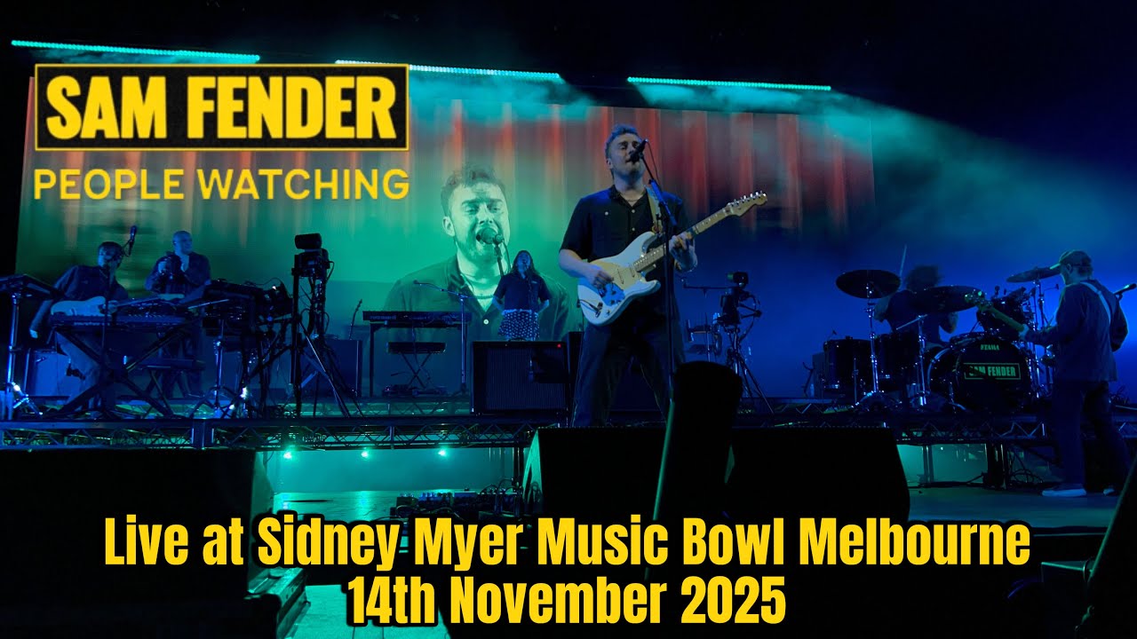 Sam Fender, People Watching Tour, Live at Sidney Myer Music Bowl Melbourne 14th November 2025