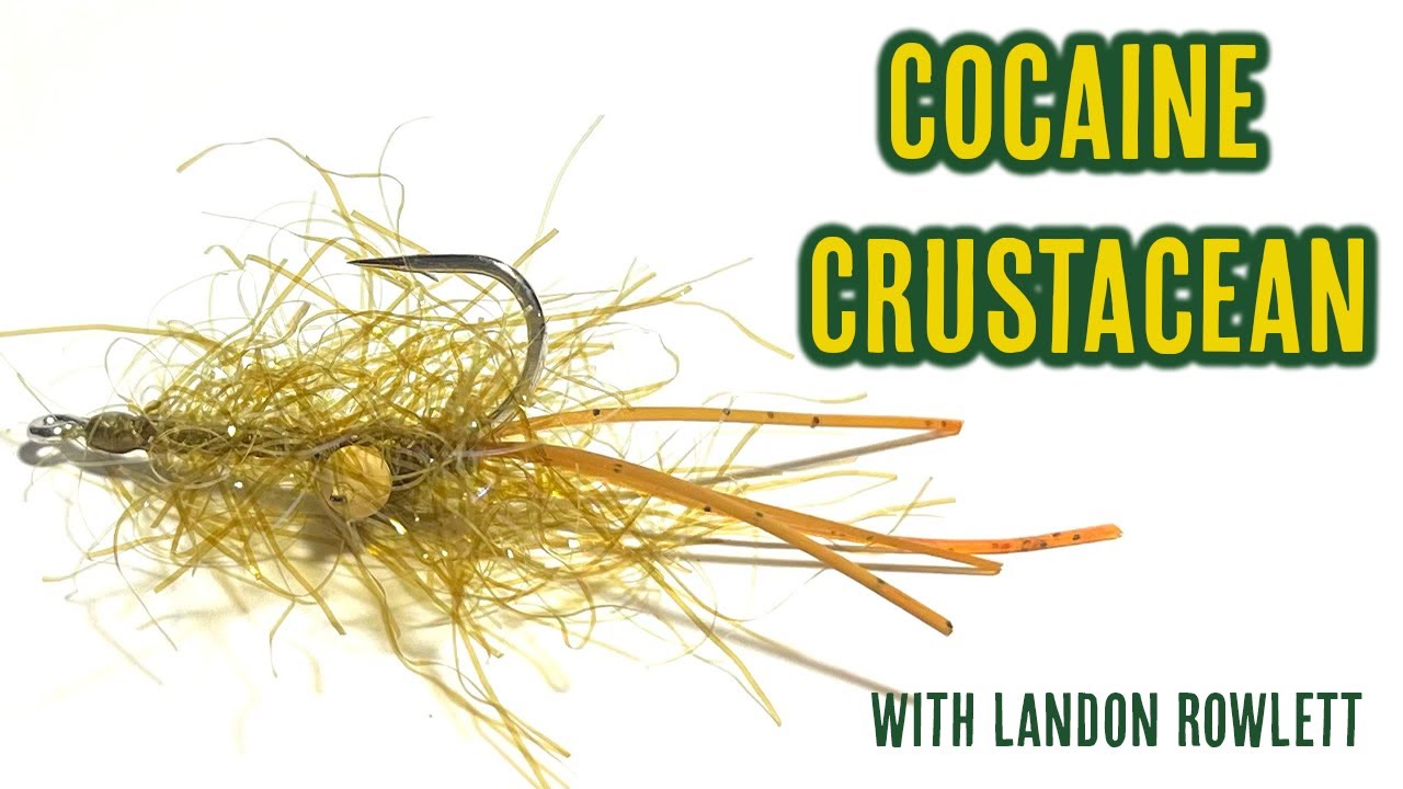 The Cocaine Crustacean - || SHRIMP FLY TYING TUTORIAL || - With Landon Rowlett