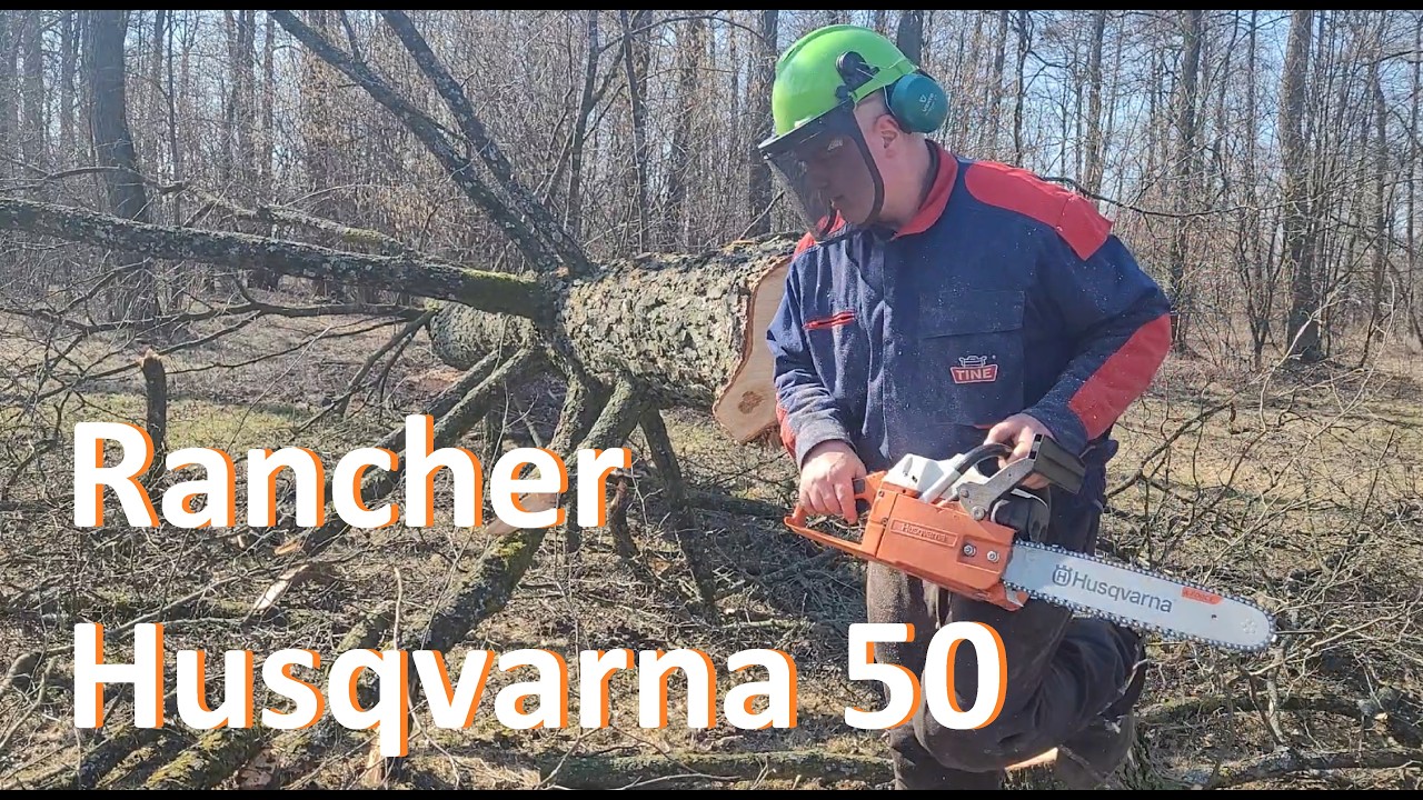 Husqvarna 50 Rancher - kiedyś farmerskie sprzęty były całe z metalu.