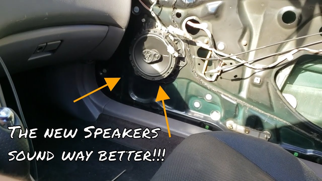 Replacing my Toyota Celica's Speakers