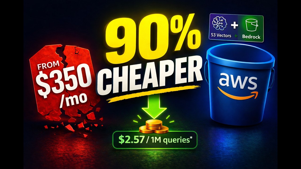S3 Vectors Just Made Vector Search 90% Cheaper on AWS — Full RAG Demo