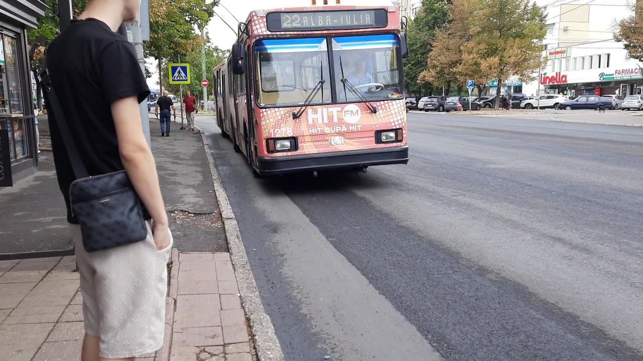 Раритет в Кишенёве !!! Полная поездка на троллейбусе БКМ 213 борт 1278 маршут 22