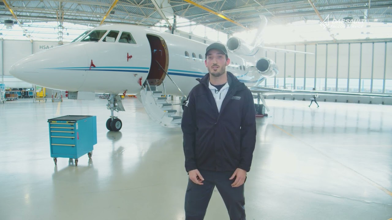 Interview de Adrien Boutonnat, Mécanicien avion chez Dassault Falcon Service