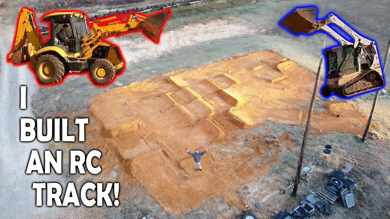Epic Backyard RC Track Build - Start to Finish